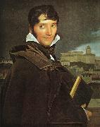 Jean-Auguste Dominique Ingres Portrait of Francois Marius Granet oil painting
